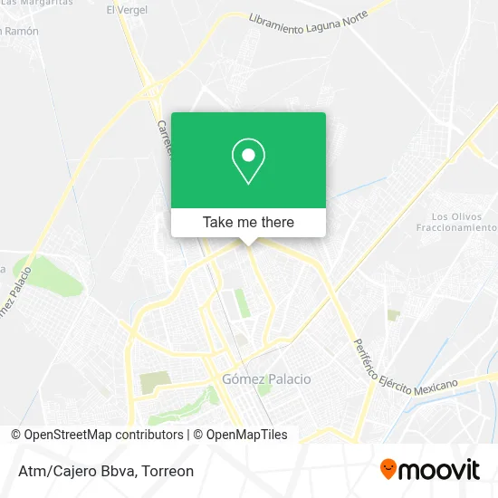 Atm/Cajero Bbva map