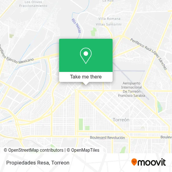 Propiedades Resa map