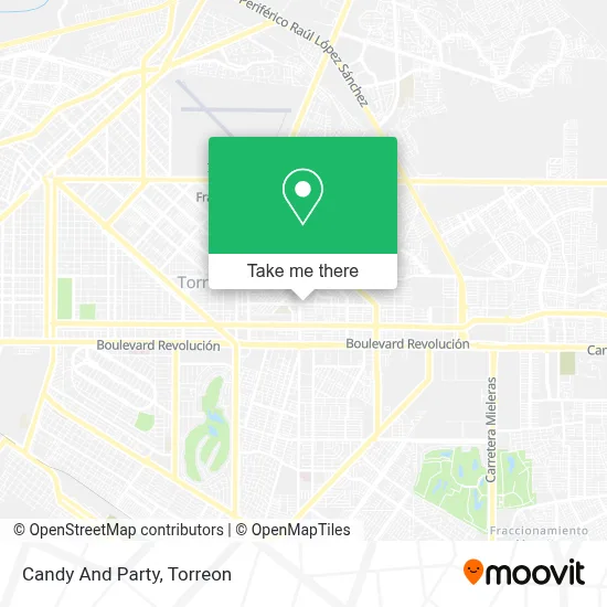 Candy And Party map