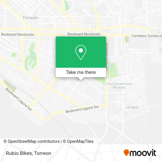 Rubio Bikes map
