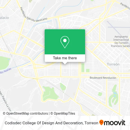 Codisdec College Of Design And Decoration map
