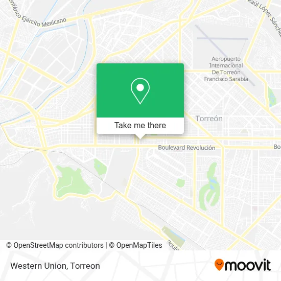 Western Union map