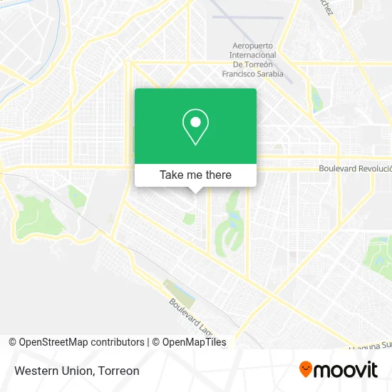 Western Union map