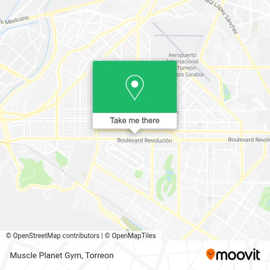 Muscle Planet Gym map