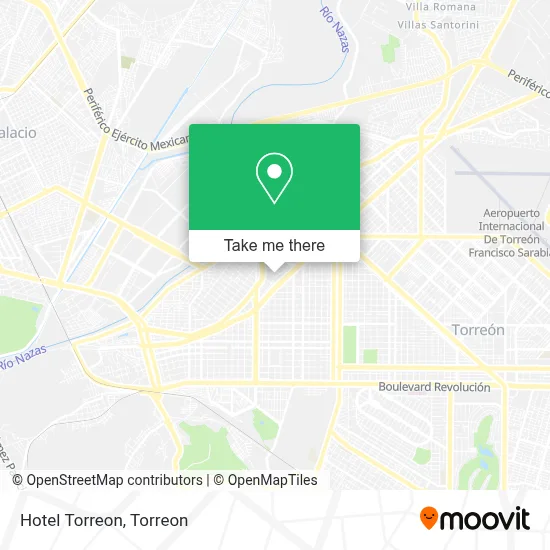 Hotel Torreon map