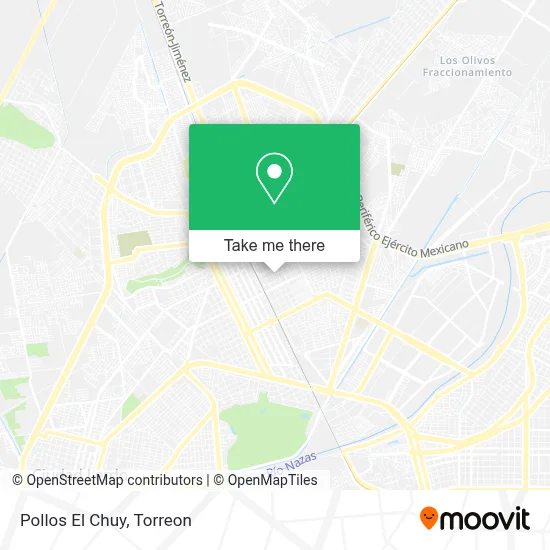 Pollos El Chuy map