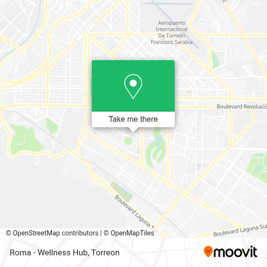Roma - Wellness Hub map