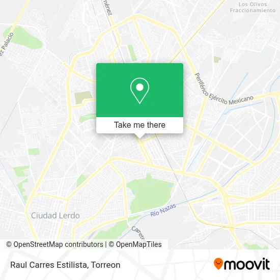 Raul Carres Estilista map