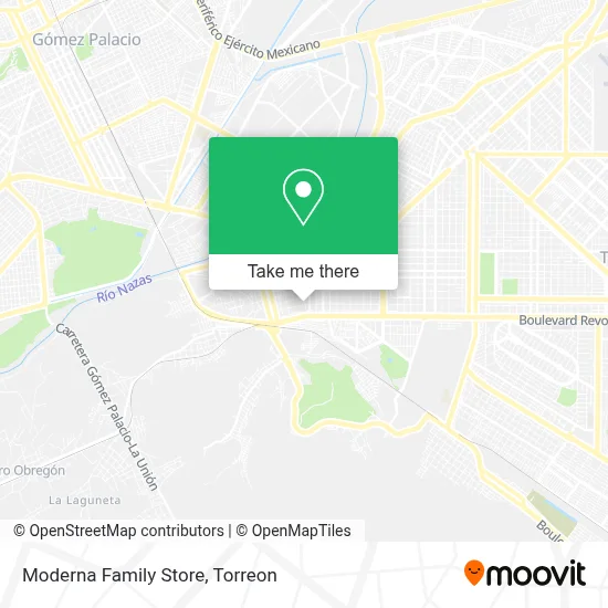 Moderna Family Store map