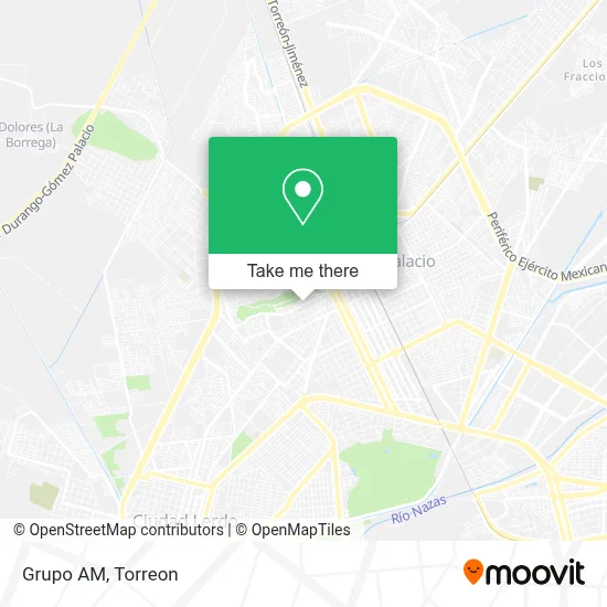 Grupo AM map