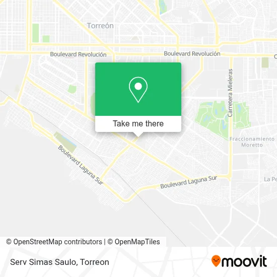 Serv Simas Saulo map