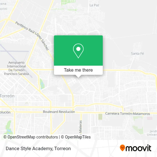 Dance Style Academy map