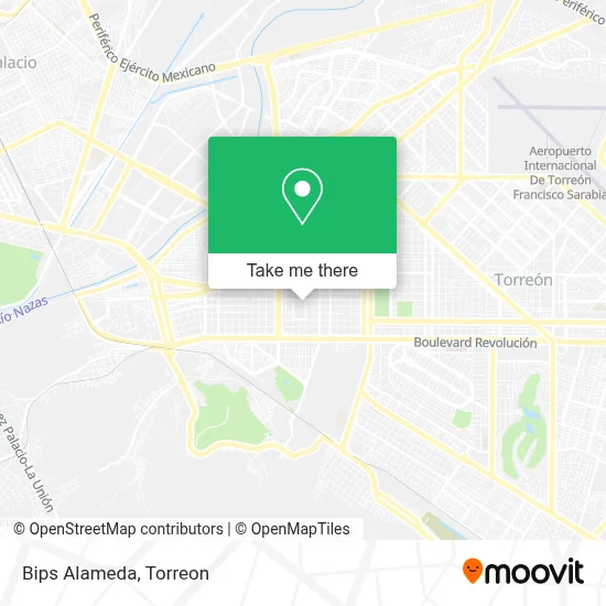 Bips Alameda map