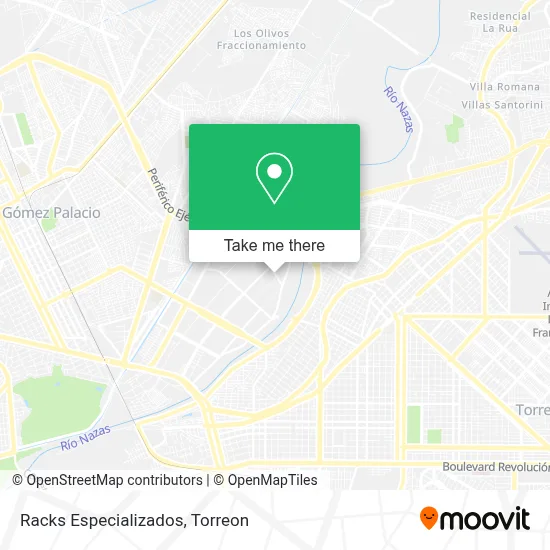 Racks Especializados map