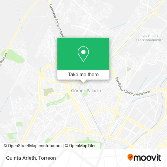 Quinta Arleth map