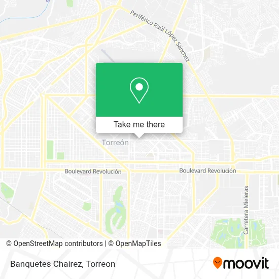 Banquetes Chairez map