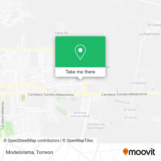 Modelorama map