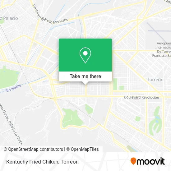 Kentuchy Fried Chiken map