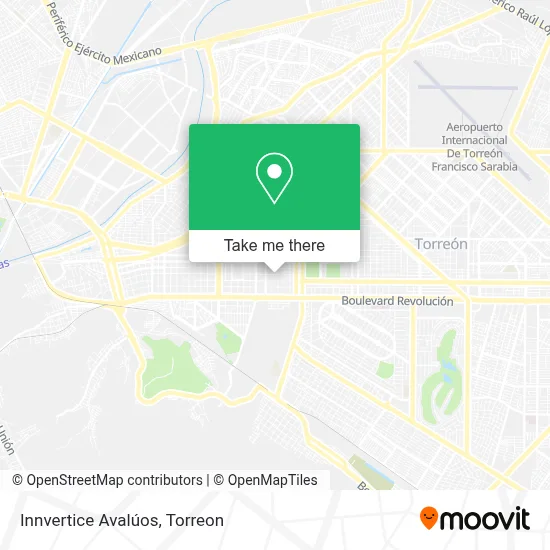 Innvertice Avalúos map