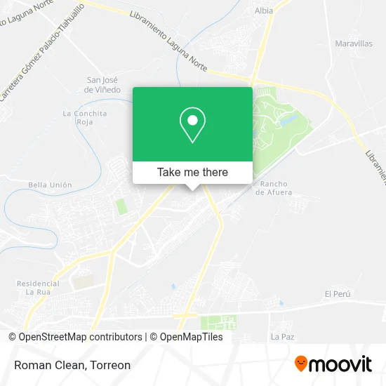 Roman Clean map
