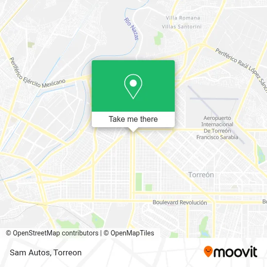 Sam Autos map