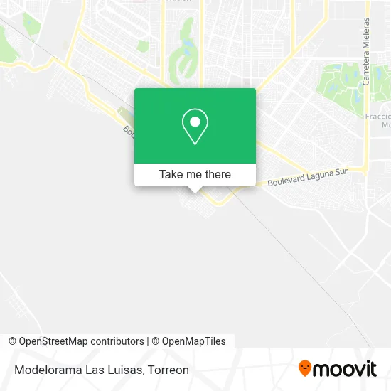 Modelorama Las Luisas map