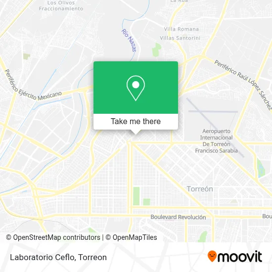 Laboratorio Ceflo map