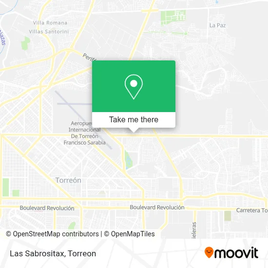Las Sabrositax map