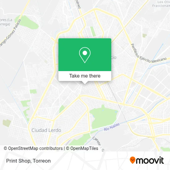 Print Shop map