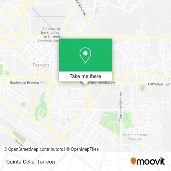 Quinta Celia map