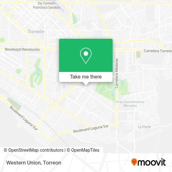 Western Union map