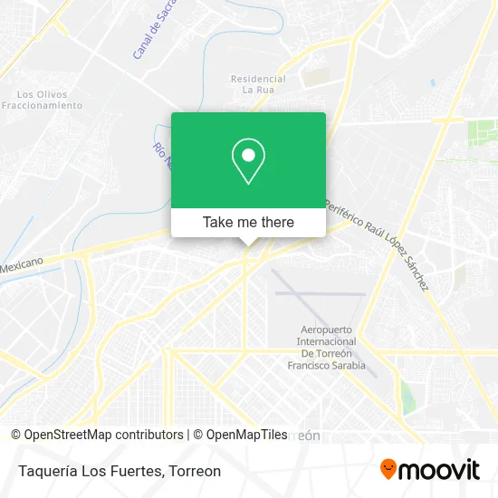 Taquería Los Fuertes map