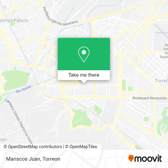 Mariscos Juan map