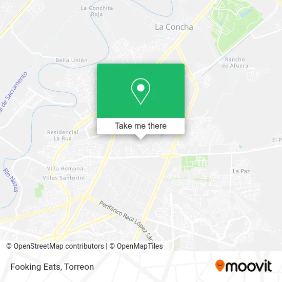 Fooking Eats map