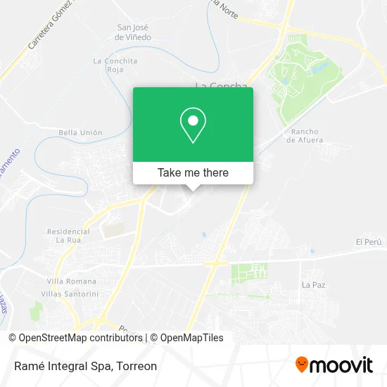 Ramé Integral Spa map