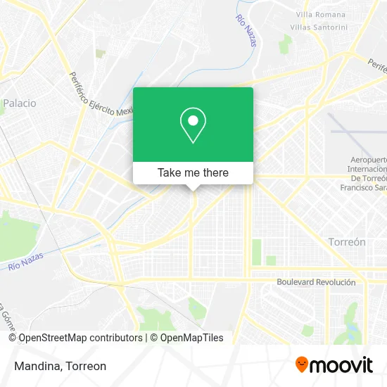 Mandina map
