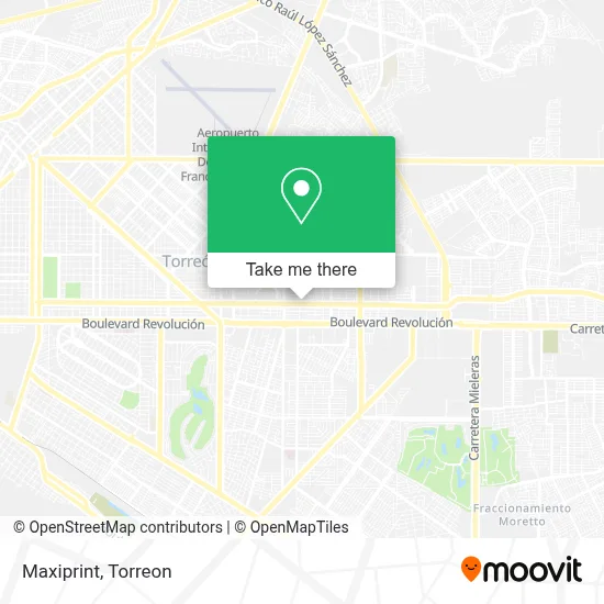 Maxiprint map