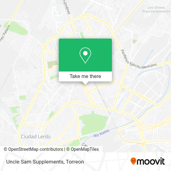 Uncle Sam Supplements map