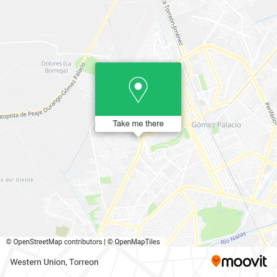 Western Union map