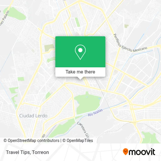 Travel Tips map