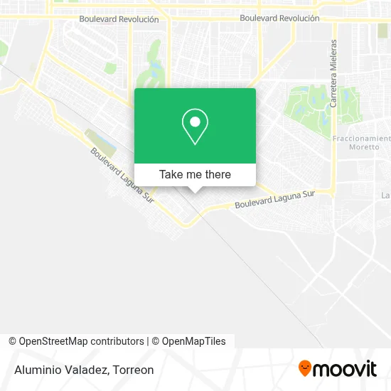 Aluminio Valadez map