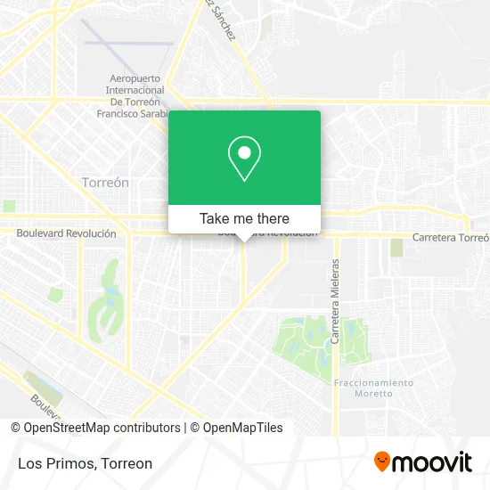 Los Primos map