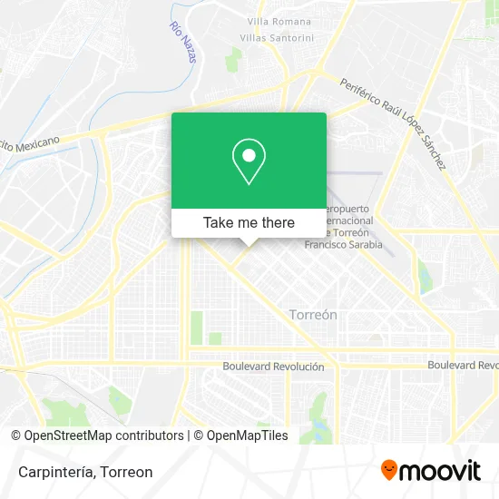 Carpintería map