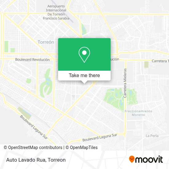 Auto Lavado Rua map