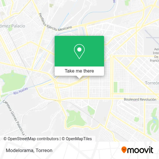 Modelorama map