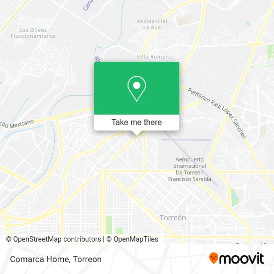 Comarca Home map