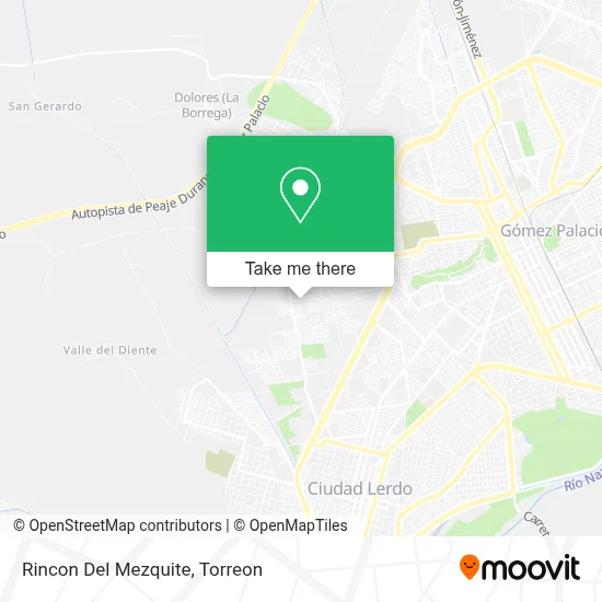 Rincon Del Mezquite map