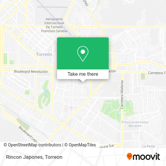 Rincon Japones map