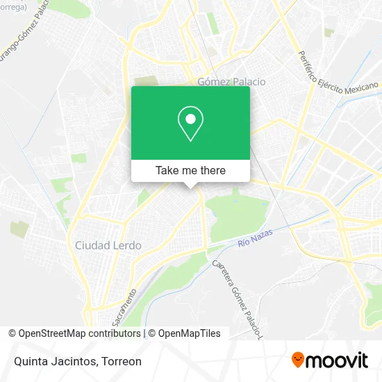 Quinta Jacintos map