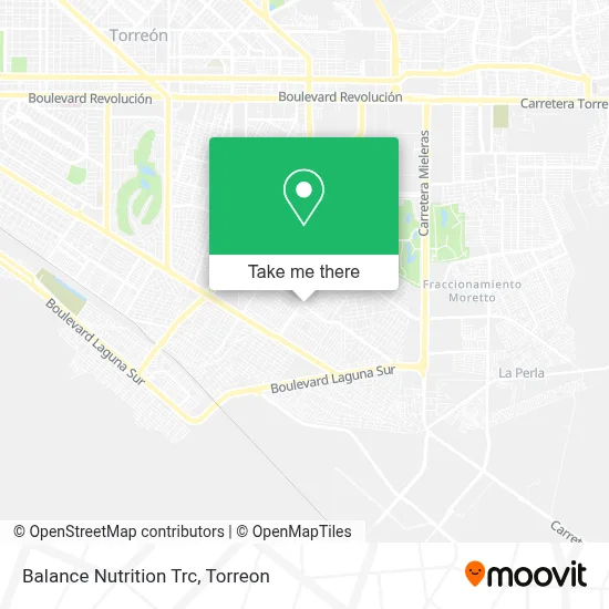 Balance Nutrition Trc map